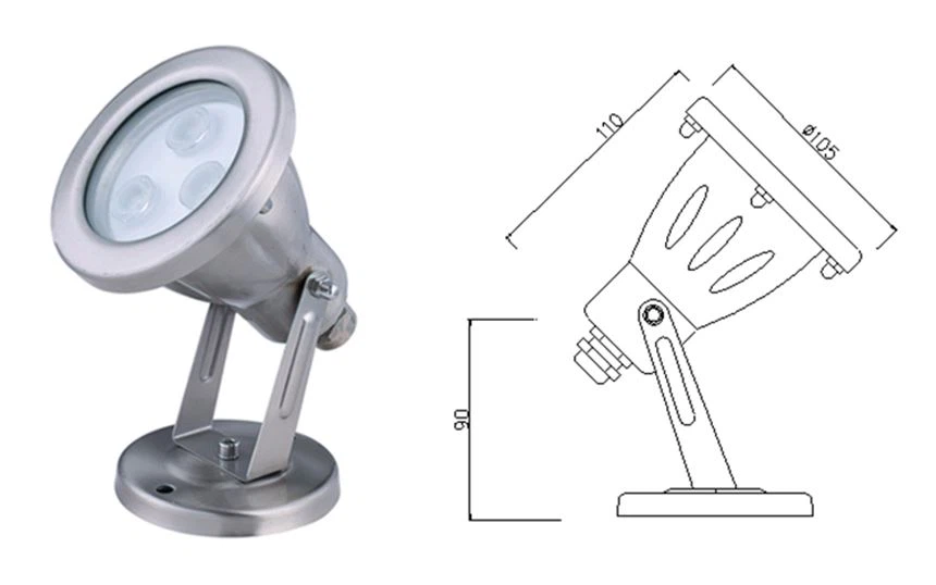 pool light led underwater swimming light underwater green led underwater pool light manufacturer XYH105G