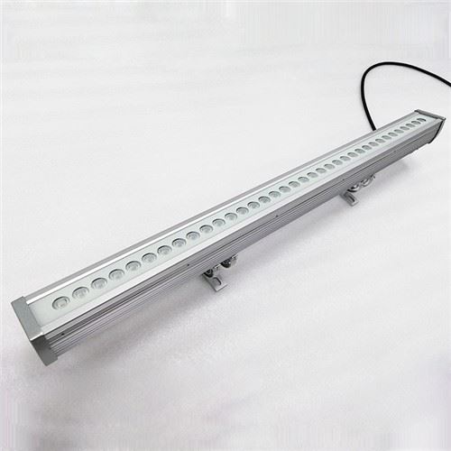 Lumières extérieures de rondelle de mur de RVB menées